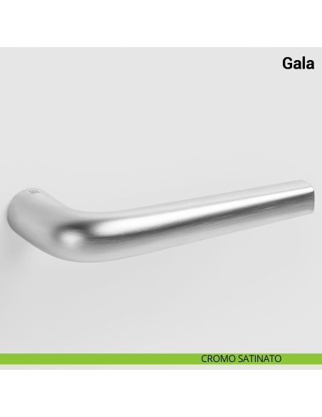 Maniglia per porta Gala Nuda Verum Italy senza rosetta - cromo satinato