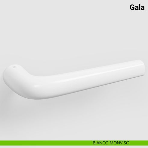 Maniglia per porta Gala Nuda Verum Italy senza rosetta - bianco monvisio