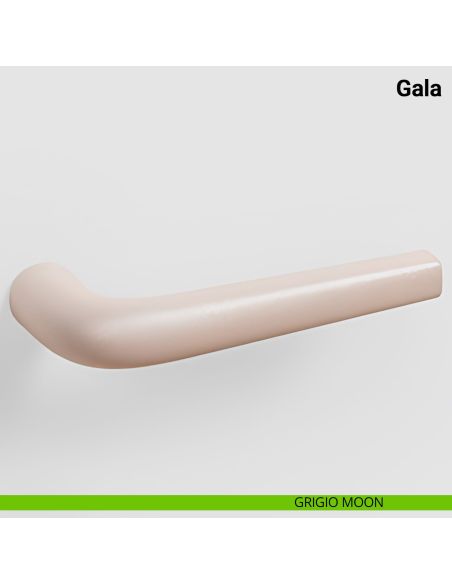 Maniglia per porta Gala Nuda Verum Italy senza rosetta - grigio moon