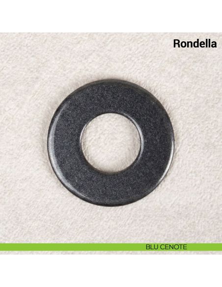 Rondella diametro 24 mm per foro maniglia fino a diametro 20 mm per maniglie Nuda Verum Italy - blu cenote