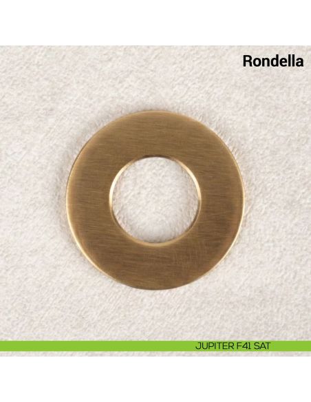 Rondella diametro 24 mm per foro maniglia fino a diametro 20 mm per maniglie Nuda Verum Italy - Jupiter F41 Sat