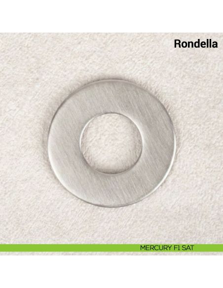 Rondella diametro 24 mm per foro maniglia fino a diametro 20 mm per maniglie Nuda Verum Italy - Mercury F1 Sat