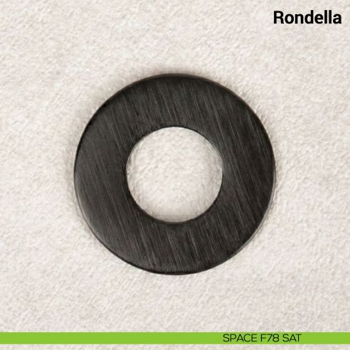 Rondella diametro 24 mm per foro maniglia fino a diametro 20 mm per maniglie Nuda Verum Italy - Space F78 Sat