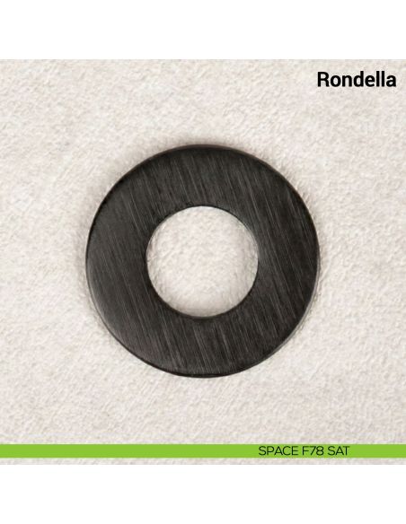 Rondella diametro 24 mm per foro maniglia fino a diametro 20 mm per maniglie Nuda Verum Italy - Space F78 Sat