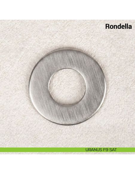 Rondella diametro 24 mm per foro maniglia fino a diametro 20 mm per maniglie Nuda Verum Italy - Uranus F9 Sat