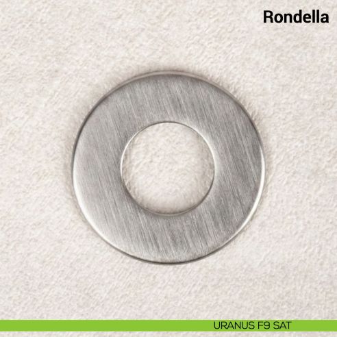 Rondella diametro 30 mm per foro maniglia fino a diametro 24 mm per maniglie Nuda Verum Italy - Uranus F9 Sat