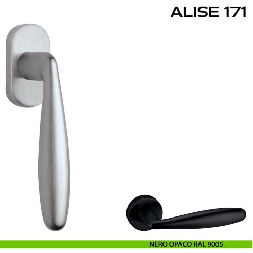 Maniglia per finestra martellina Alise 171 Reguitti nero