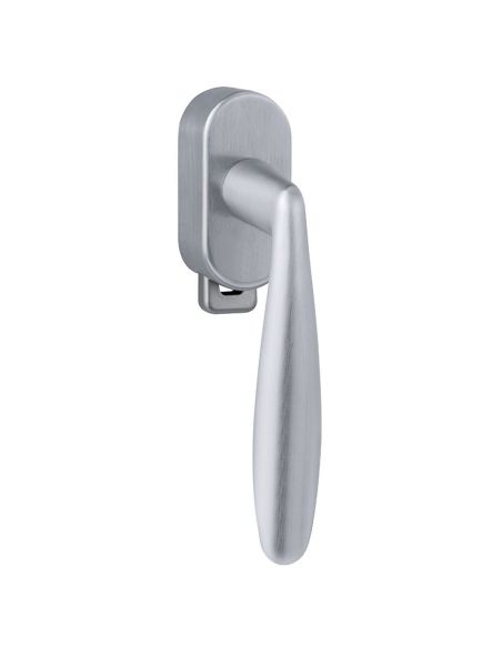 Maniglia per finestra DK con pulsante su placca Alise 171 Reguitti