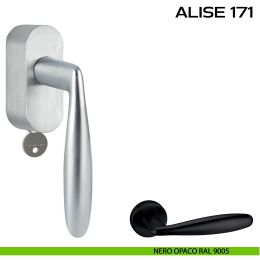 Maniglia per finestra martellina DK con chiave Alise 171 Reguitti 2
