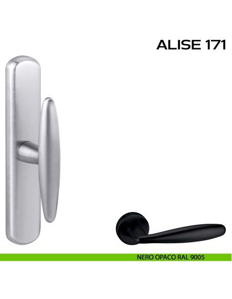 Maniglia per finestra cremonese Alise 171 Reguitti nero