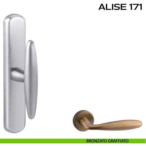Maniglia per finestra cremonese Alise 171 Reguitti bronzato