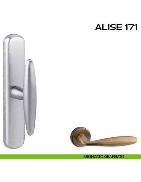 Maniglia per finestra cremonese Alise 171 Reguitti bronzato