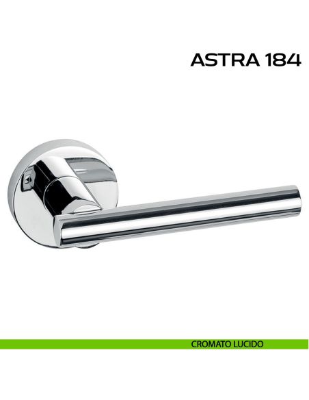 Maniglia per porta Astra 184 Reguitti cromato lucido