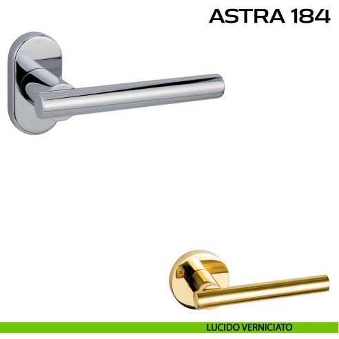Maniglia per porta Astra 184 Reguitti con rosetta ovale
