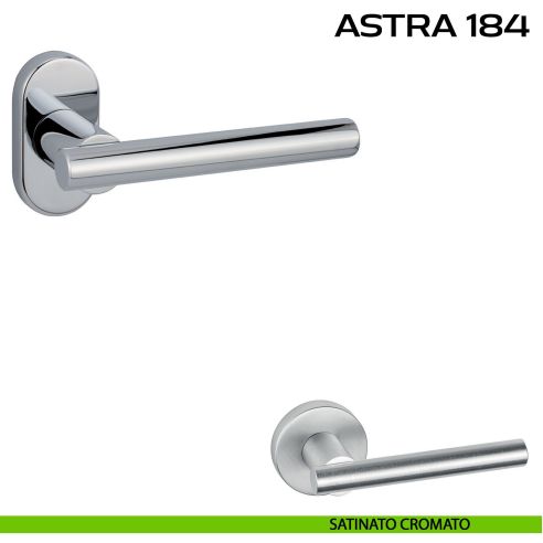Maniglia per porta Astra 184 Reguitti con rosetta ovale