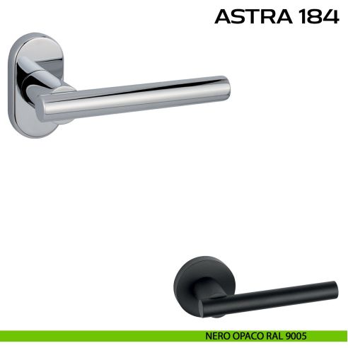 Maniglia per porta Astra 184 Reguitti con rosetta ovale