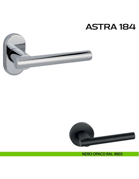Maniglia per porta Astra 184 Reguitti con rosetta ovale