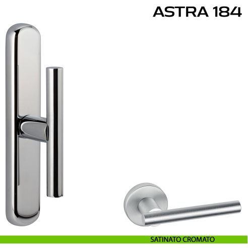 Maniglia per finestra cremonese Astra 184 Reguitti satinato cromato