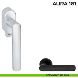 Maniglia per finestra con pulsante e rosetta DK Aura 161 Reguitti 2