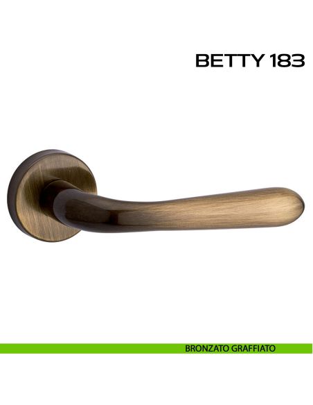 Maniglia per porta Betty 183 Reguitti bronzato
