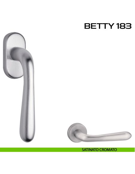 Maniglia per finestra martellina Betty 183 Reguitti cromato