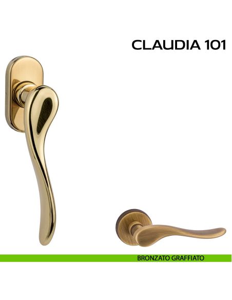Maniglia martellina DK per finestra Claudia 101 Reguitti