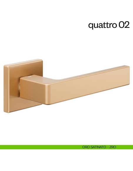 Maniglia per porta Quattro 02 dnd Handles oro
