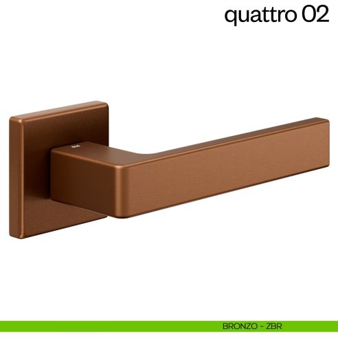 Maniglia per porta Quattro 02 dnd Handles bronzo