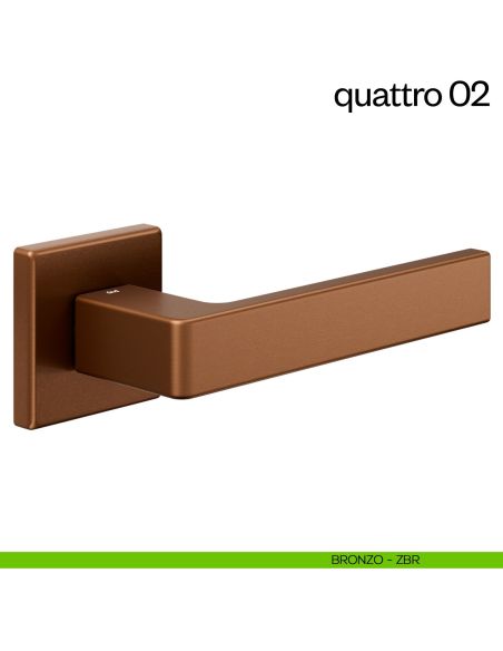 Maniglia per porta Quattro 02 dnd Handles bronzo
