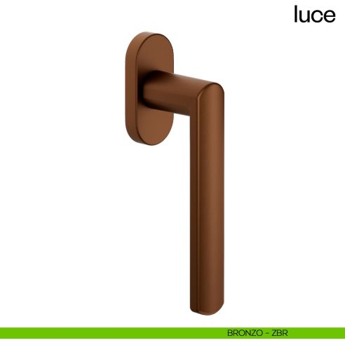 Maniglia per finestra martellina DK Luce dnd bronzo