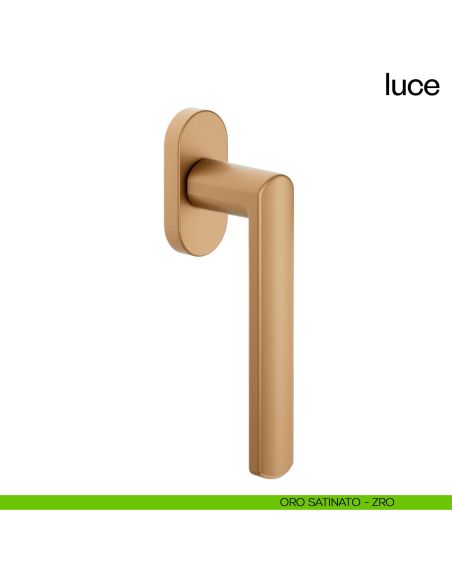 Maniglia per finestra martellina DK Luce dnd oro