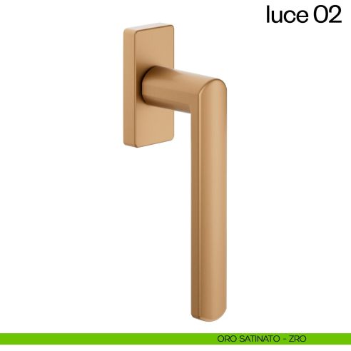 Maniglia per finestra martellina DK Luce 02 dnd oro