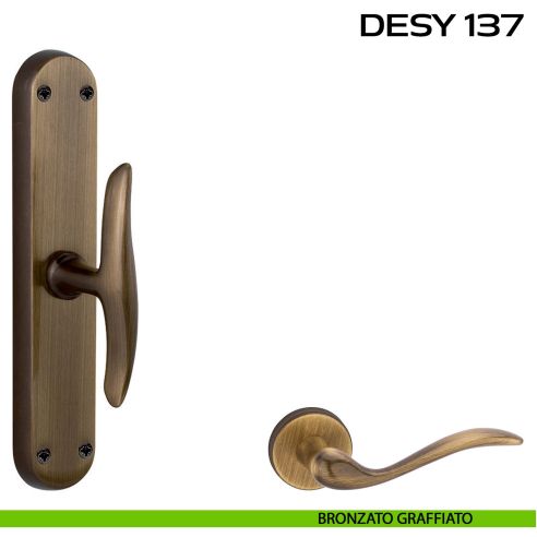 Maniglia cremonese per finestra Desy 137 Reguitti bronzato