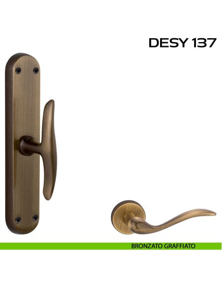 Maniglia cremonese per finestra Desy 137 Reguitti bronzato