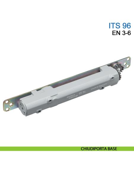 Chiudiporta a scomparsa Dormakaba ITS 96 forza EN 3-6 con braccio a slitta - chiudiporta base