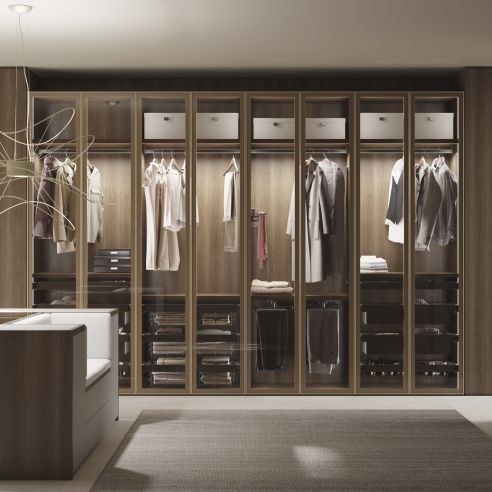 Emuca Telaio con guide a estrazione totale e chiusura morbida per accessori per armadi Quartz, 662-688mm, Alluminio e plastica