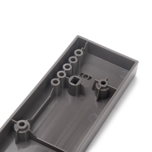 Emuca Telaio con guide a estrazione totale e chiusura morbida per accessori per armadi Quartz, 712-738mm, Alluminio e plastica