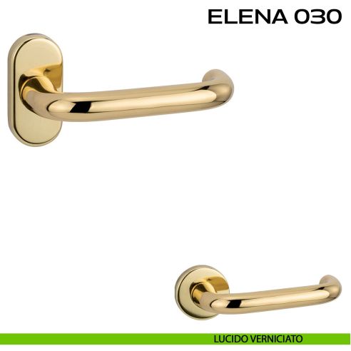 Maniglia per porta Elena 030 Reguitti con rosetta ovale