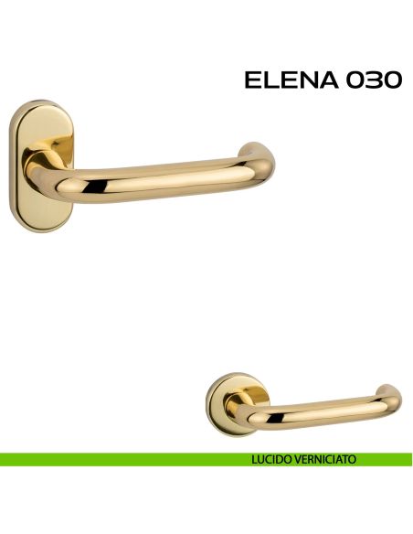 Maniglia per porta Elena 030 Reguitti con rosetta ovale