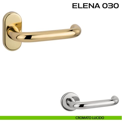 Maniglia per porta Elena 030 Reguitti con rosetta ovale
