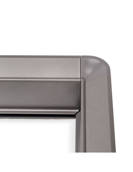 Emuca Telaio con guide a estrazione totale e chiusura morbida per accessori per armadi Quartz, 912-938mm, Alluminio e plastica