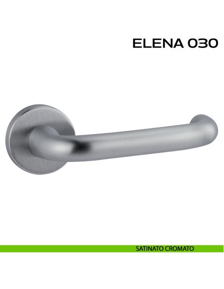 Maniglia per porta Elena 030 Reguitti satinato cromato