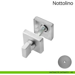 Nottolino per porta 014 Linea Calì con rosetta quadrata 2