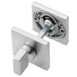 Nottolino per porta 024 Linea Calì con rosetta quadrata bassa zama