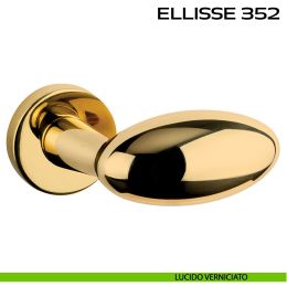 Maniglia per porta Ellisse 352 Reguitti con rosetta a pressione 2