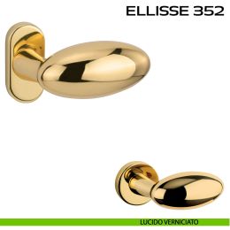 Maniglia per porta Ellisse 352 Reguitti con rosetta ovale 2