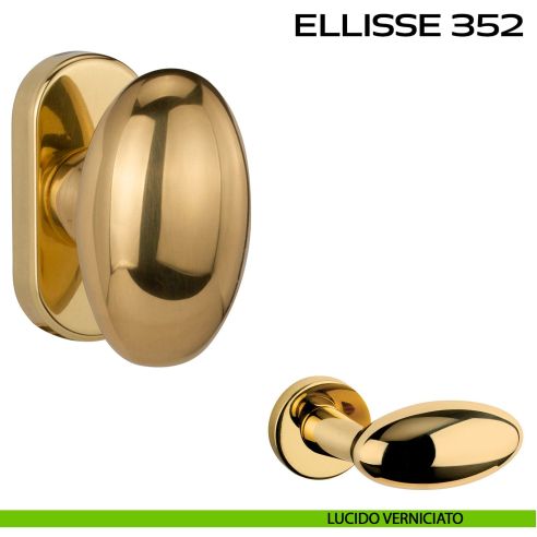 Maniglia martellina DK per finestra Ellisse 352 Reguitti lucido