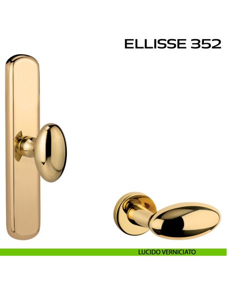 Maniglia cremonese per finestra Ellisse 352 Reguitti lucido