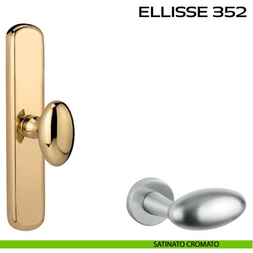 Maniglia cremonese per finestra Ellisse 352 Reguitti cromato