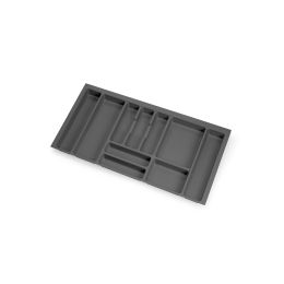 Emuca Portaposate Optima Vertex/Concept 500mm (Spalle 16mm), 900, Plastica grigio antracite, Tecnoplastica